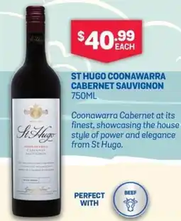 SipnSave St hugo coonawarra cabernet sauvignon offer
