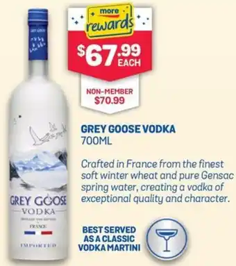 SipnSave Grey goose vodka offer