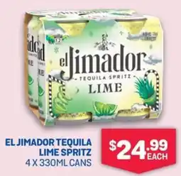 SipnSave El jimador tequila lime spritz offer