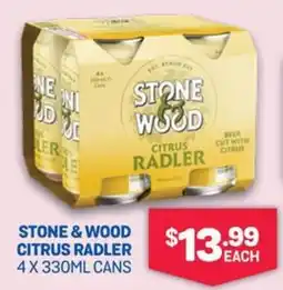 SipnSave Stone wood citrus radler offer
