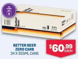 SipnSave Better beer zero carb offer