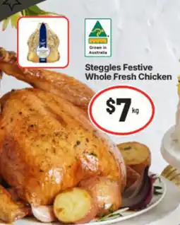 IGA Steggles Festive Whole Fresh Chicken offer
