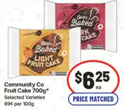 IGA ¡Community Co Fruit Cake offer