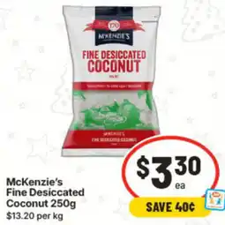 IGA McKenzie's Fine Desiccated Coconut offer