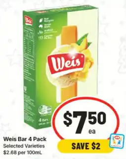 IGA Weis Bar offer