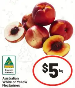 IGA Australian White or Yellow Nectarines offer
