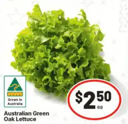 IGA Australian Green Oak Lettuce offer