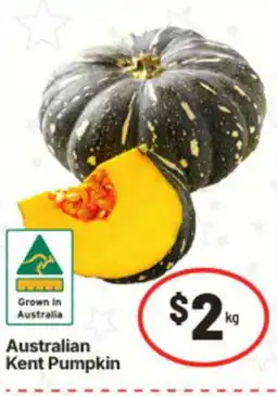 IGA Australian Kent Pumpkin offer