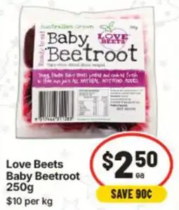 IGA Beets Baby Beetroot offer