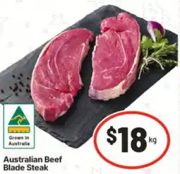 IGA Australian Beef Blade Steak offer