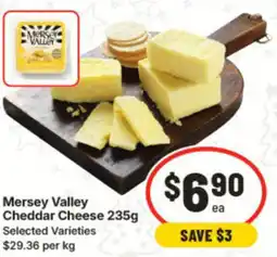 IGA Mersey Valley Cheddar Cheese offer