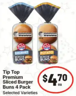 IGA Tip Top Premium Sliced Burger Buns offer