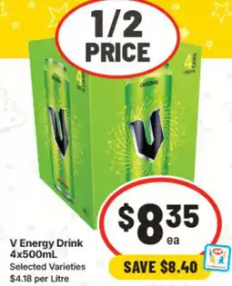 IGA V Energy Drink offer