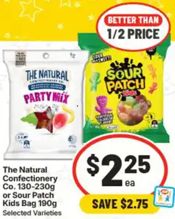 IGA The Natural Confectionery Co. or Sour Patch Kids Bag offer