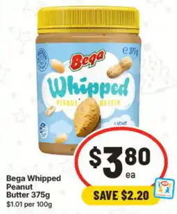 IGA Bega Whipped Peanut Butter offer