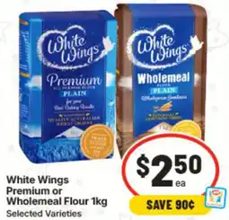 IGA White Wings Premium or Wholemeal Flour offer
