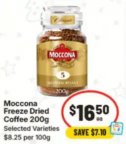 IGA Moccona Freeze Dried Coffee offer
