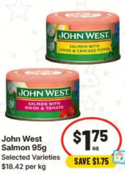 IGA John West Salmon offer