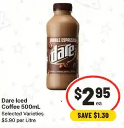 IGA Dare Iced Coffee offer