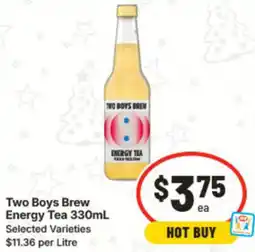 IGA Two Boys Brew Energy Tea offer