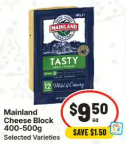 IGA Mainland | Cheese Block offer