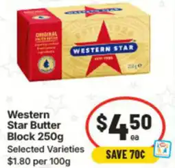 IGA Western Star Butter Block offer