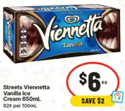 IGA Streets Viennetta Vanilla Ice Cream offer