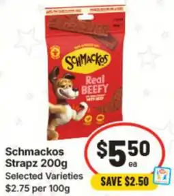 IGA Schmackos Strapz offer