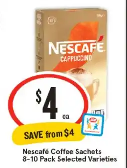 IGA Nescafé Coffee Sachets offer