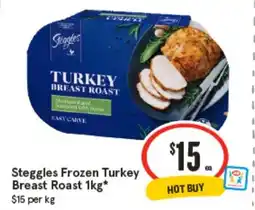 IGA Steggles Frozen Turkey Breast Roast offer