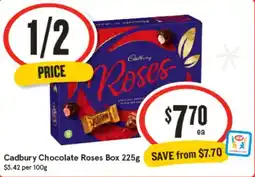 IGA Cadbury chocolate roses box offer