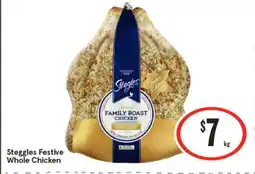 IGA Steggles Festive Whole Chicken offer
