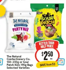 IGA The natural confectionery co or sour patch offer