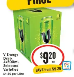 IGA V Energy Drink offer