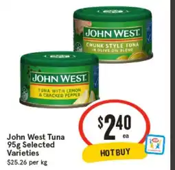 IGA John West Tuna offer