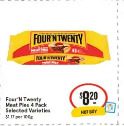 IGA Four'n twenty meat pies offer