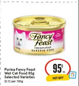 IGA Purina fancy feast wet cat food offer
