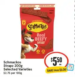 IGA Schmackos strapz offer