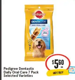 IGA Pedigree dentastix daily oral care offer