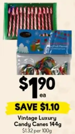 Drakes Vintage Luxury Candy Canes offer