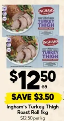 Drakes Ingham's Turkey Thigh Roast Roll offer