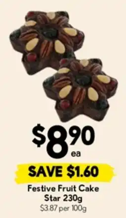 Drakes Festive Fruit Cake Star offer