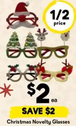 Drakes Christmas Novelty Glasses offer