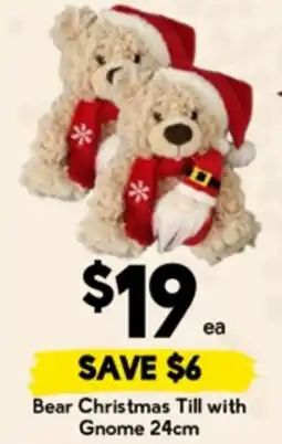 Drakes Bear Christmas Till with Gnome offer