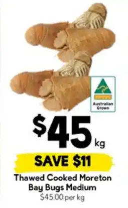 Drakes Thawed Cooked Moreton Bay Bugs Medium offer