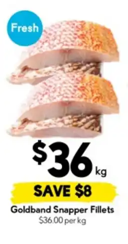 Drakes Goldband snapper fillets offer