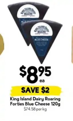Drakes King island dairy roaring forties blue cheese offer