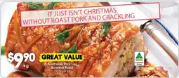 Drakes Australian pork leg boneless roast offer