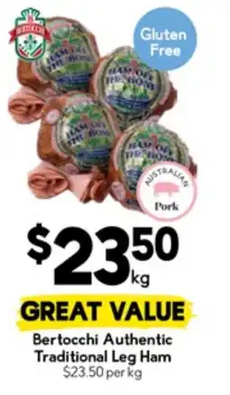 Drakes Bertocchi authentic traditional leg ham offer
