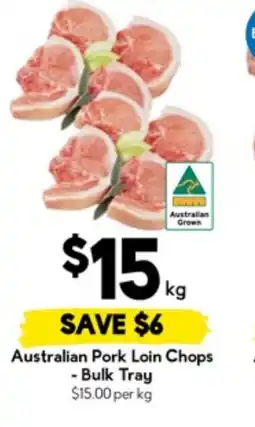 Drakes Australian pork loin chops -bulk tray offer